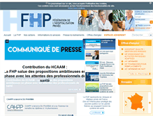 Tablet Screenshot of fhp.fr